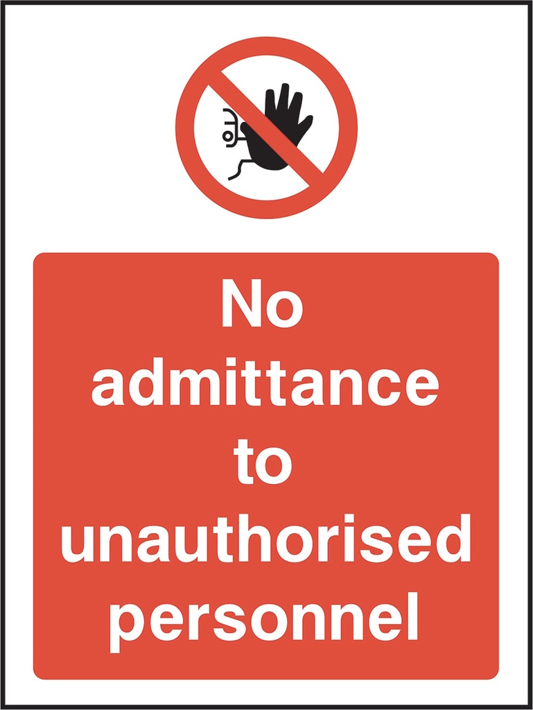 Restricted Access Signs