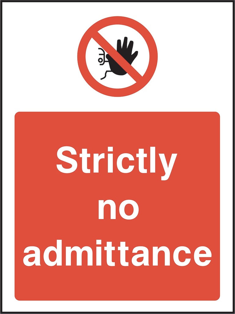 Restricted Access Signs