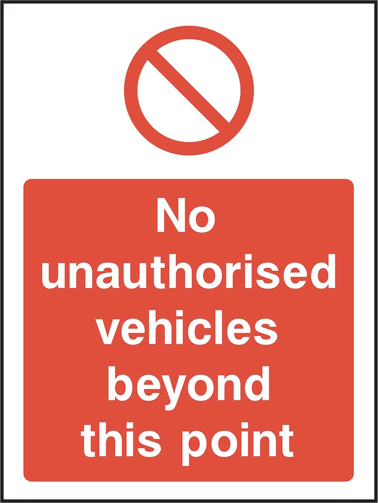 Restricted Access Signs