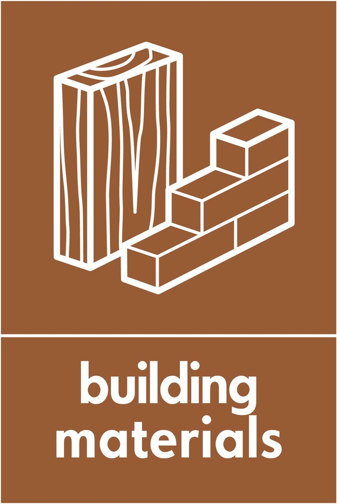 Building Materials Recycling Signs