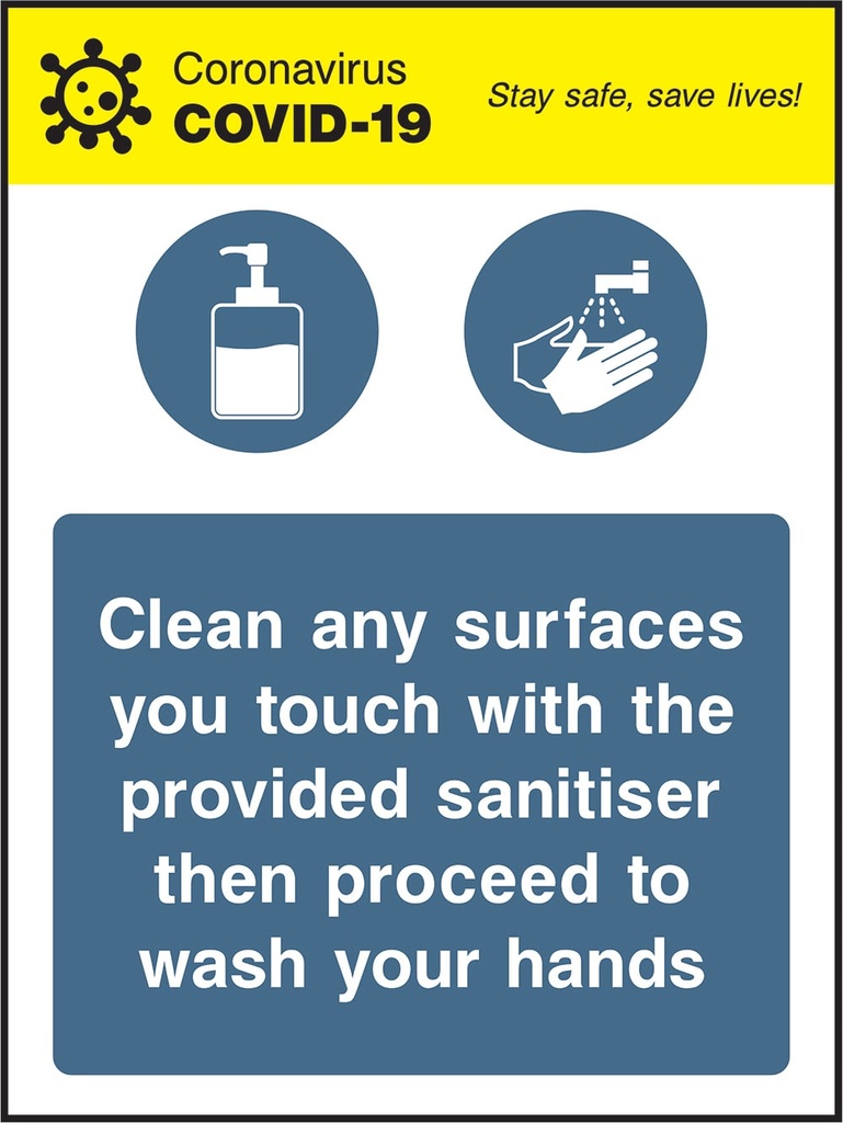 COVID-19 & Hygiene Signs