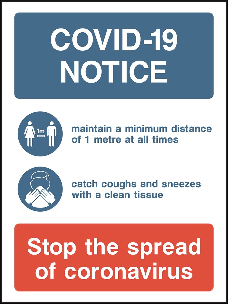 COVID-19 & Hygiene Signs