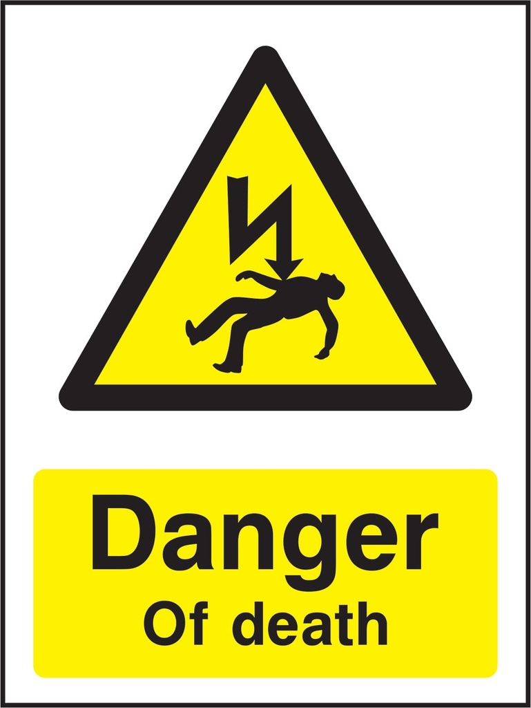 Electrical Hazard Warning Signs