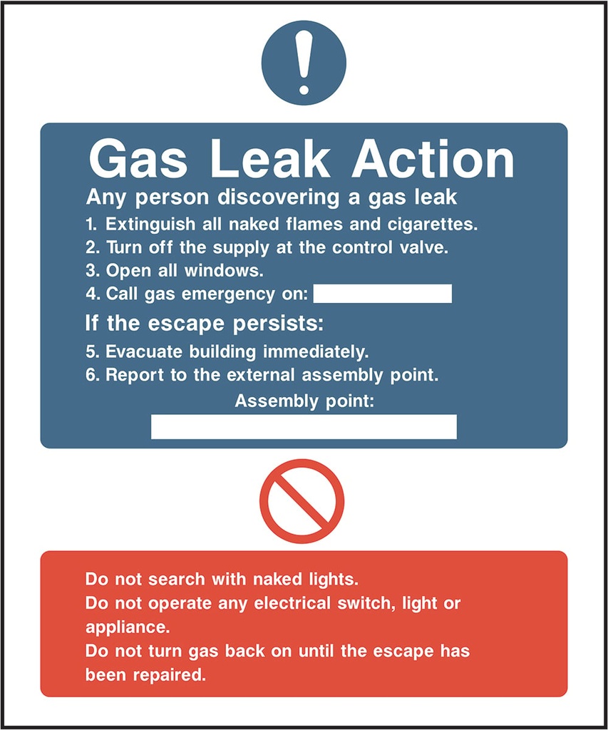 Fire Action Signs