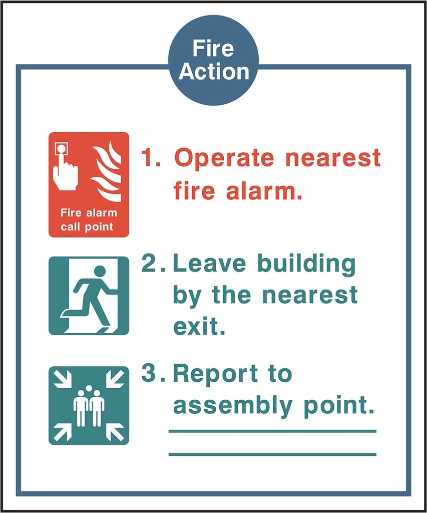 Fire Action Signs