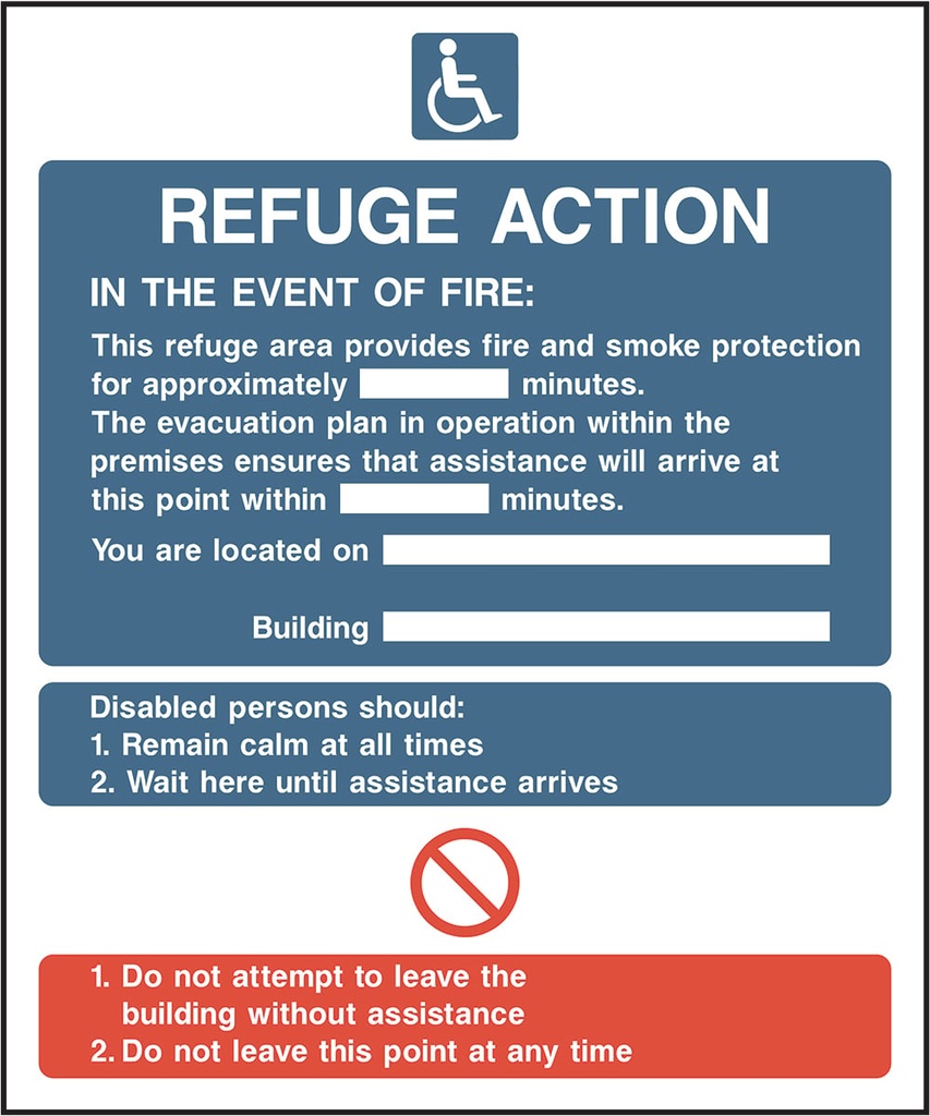 Fire Action Signs