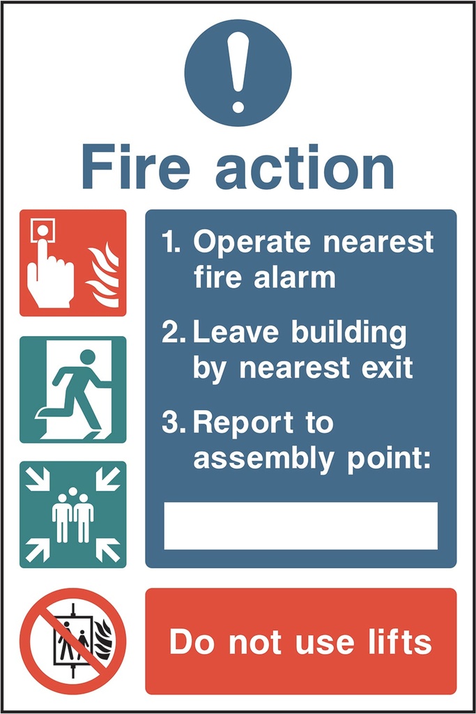 Fire Action Signs