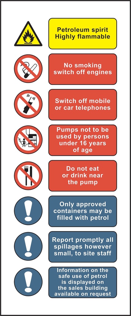 Garage Safety Signs