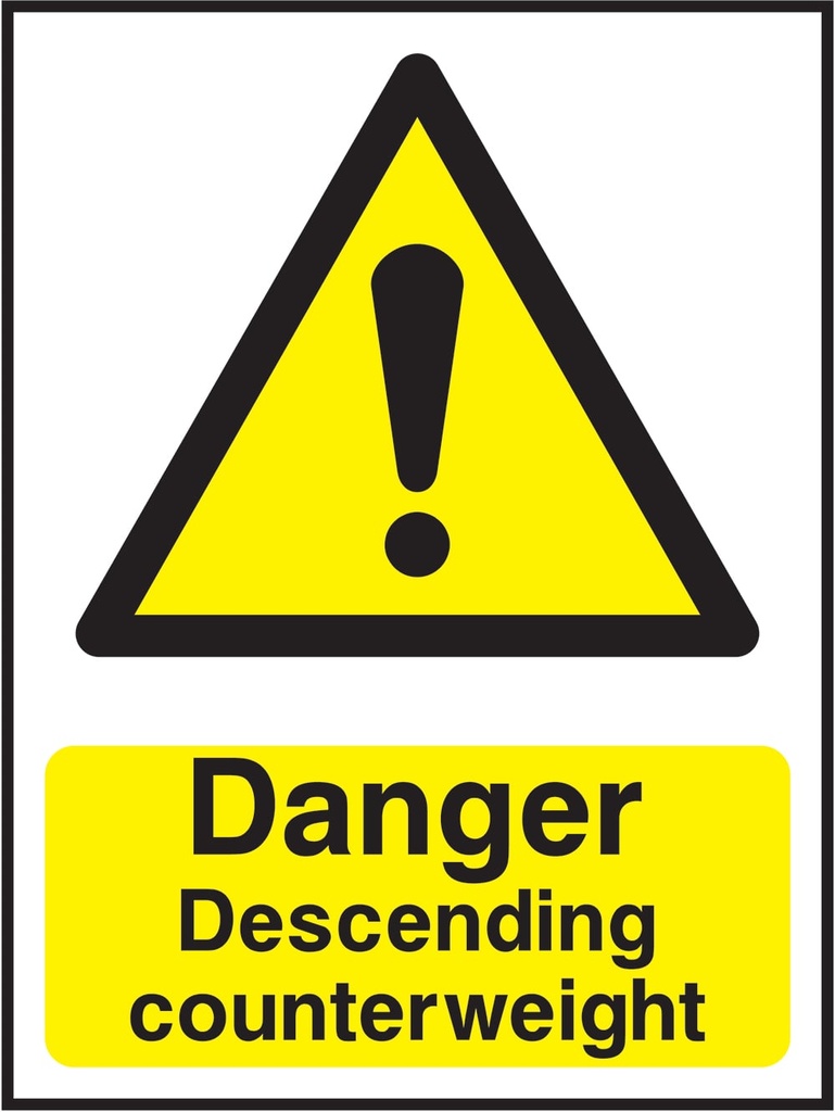 Lift & Escalator Safety Signs
