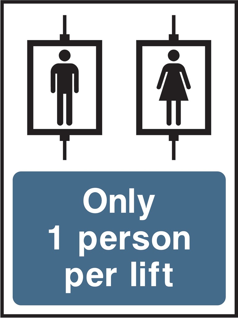 Lift & Escalator Safety Signs