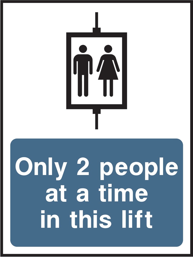 Lift & Escalator Safety Signs