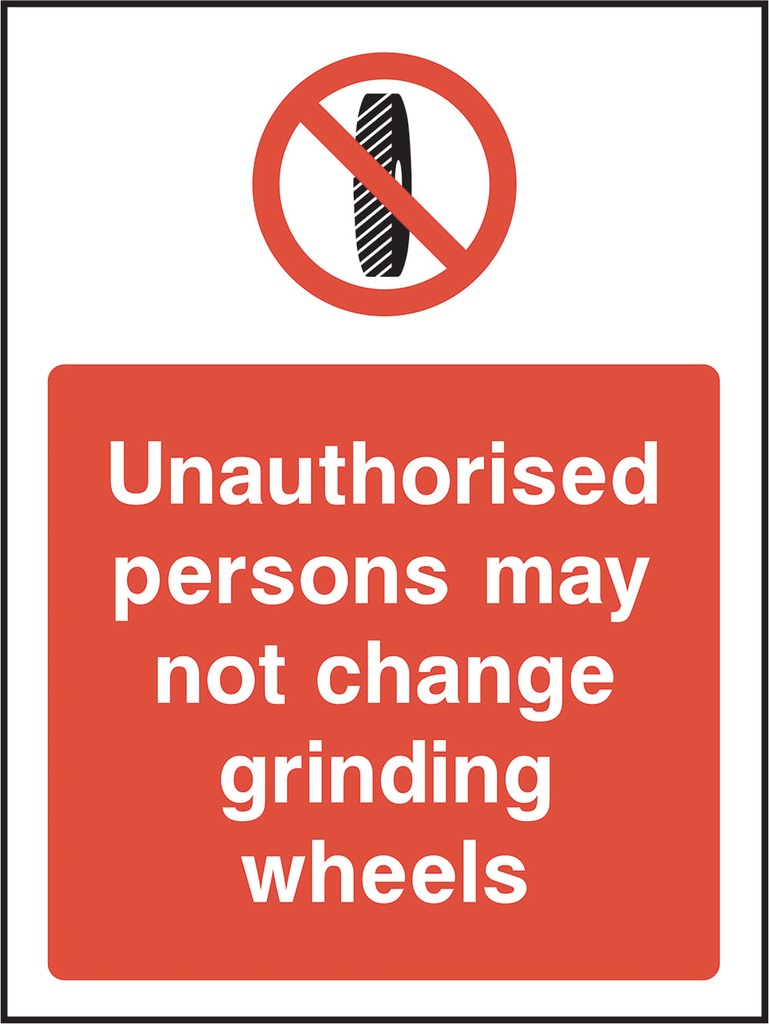 Machinery Prohibition Signs