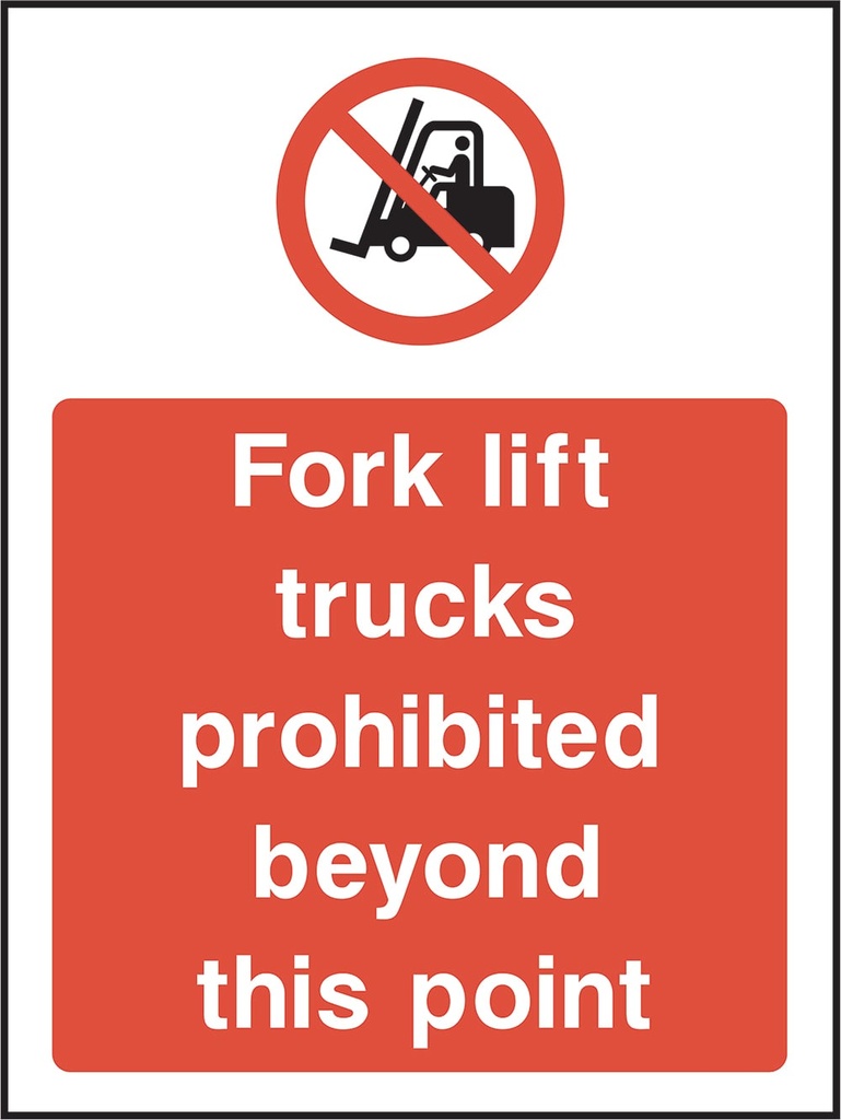 Machinery Prohibition Signs