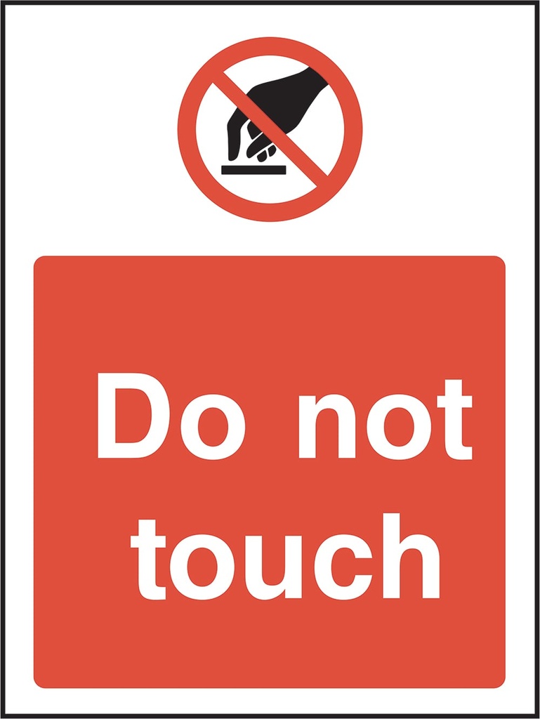 Machinery Prohibition Signs