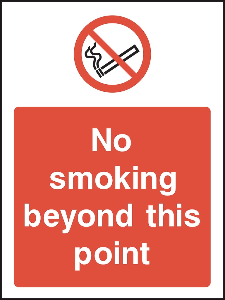 No Smoking Signs