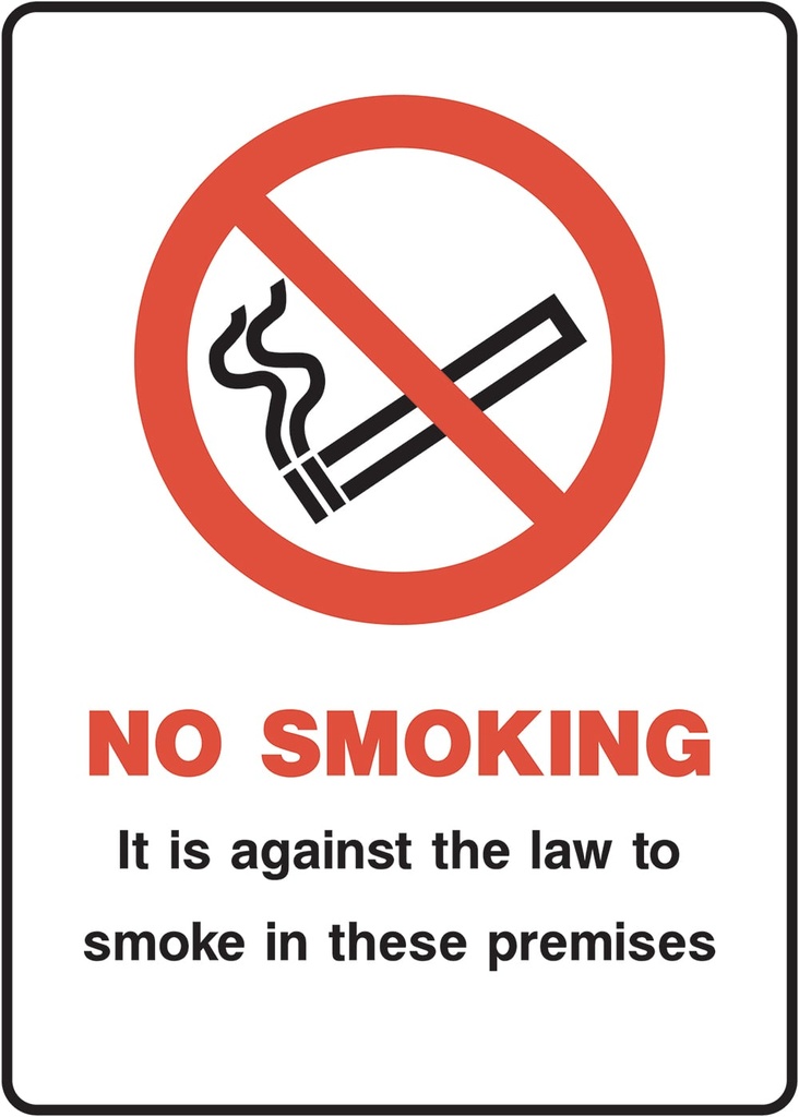 No Smoking Signs