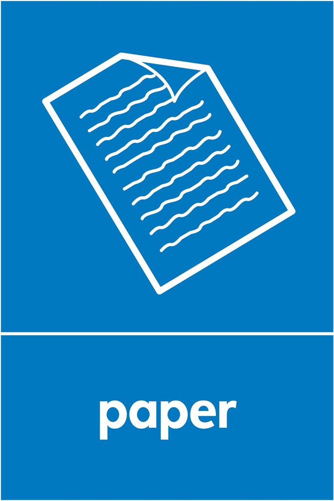 Paper Recycling Signs