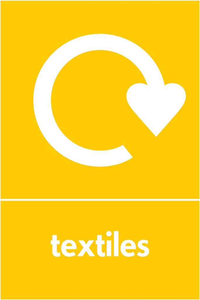 Textile Recycling Signs