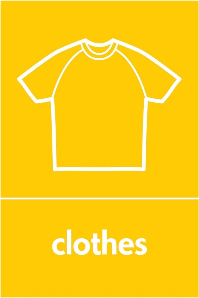 Textile Recycling Signs