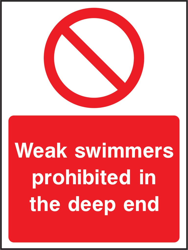 Water Safety Signs