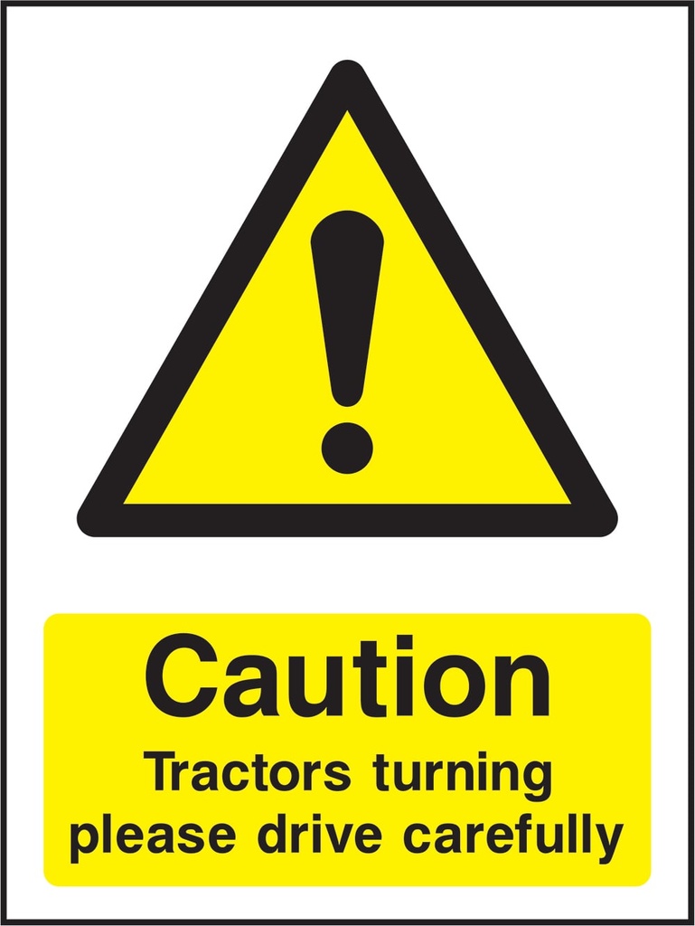 Agricultural Hazard, Chemical & Machinery Signs