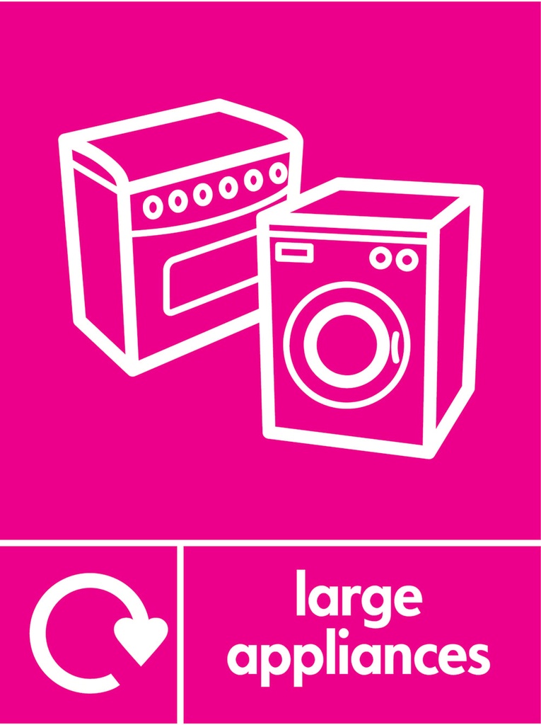 Appliance, IT & Screen Recycling Signs