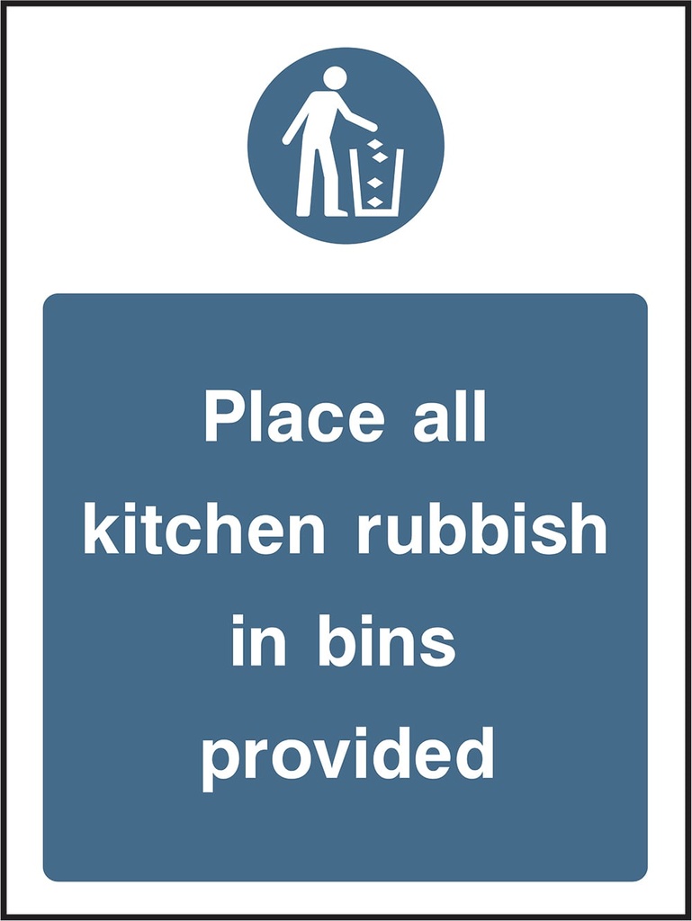 Food Preparation, Storage & Kitchen Safety Signs