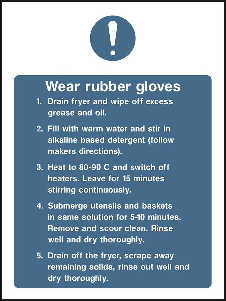 Food Preparation, Storage & Kitchen Safety Signs