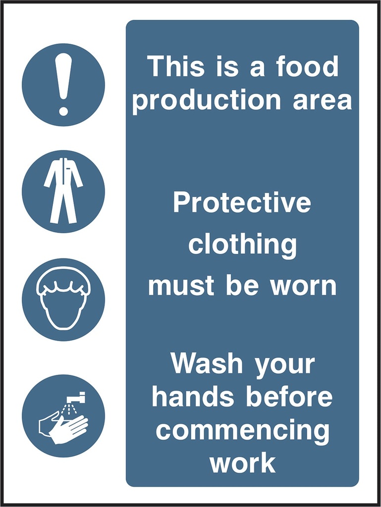 Food Preparation, Storage & Kitchen Safety Signs