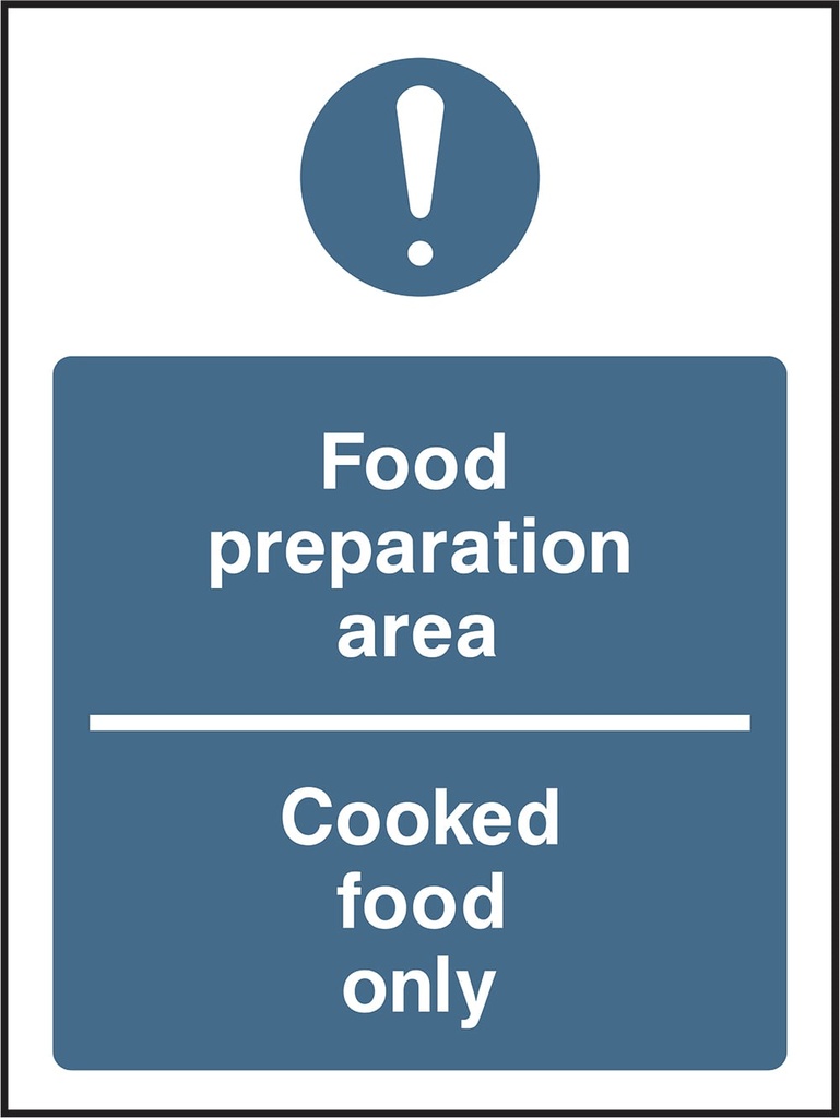 Food Preparation, Storage & Kitchen Safety Signs