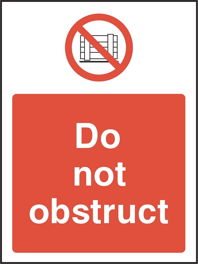 General Prohibition Signs