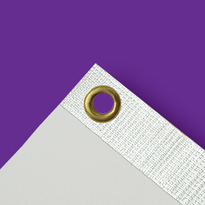 Hemmed & eyeleted