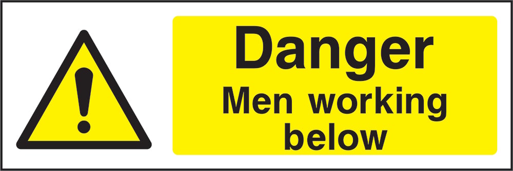 Signage: Danger Men Working Below (GENE1_0003)