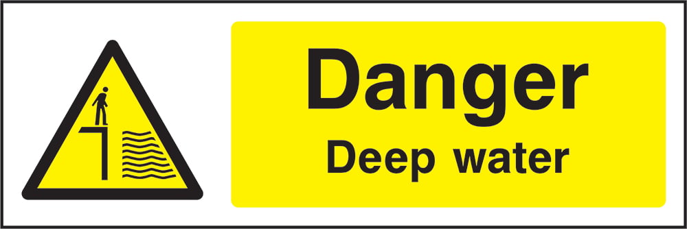 Signage: Danger Deep Water (GENE1_0008)