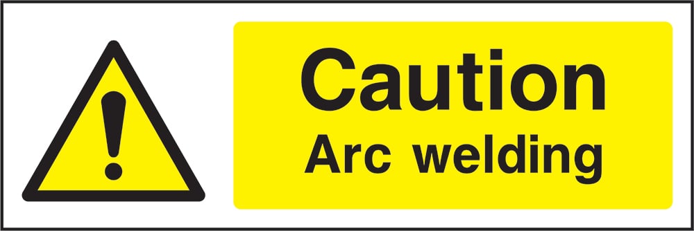 Signage: Caution Arc Welding (GENE1_0014)