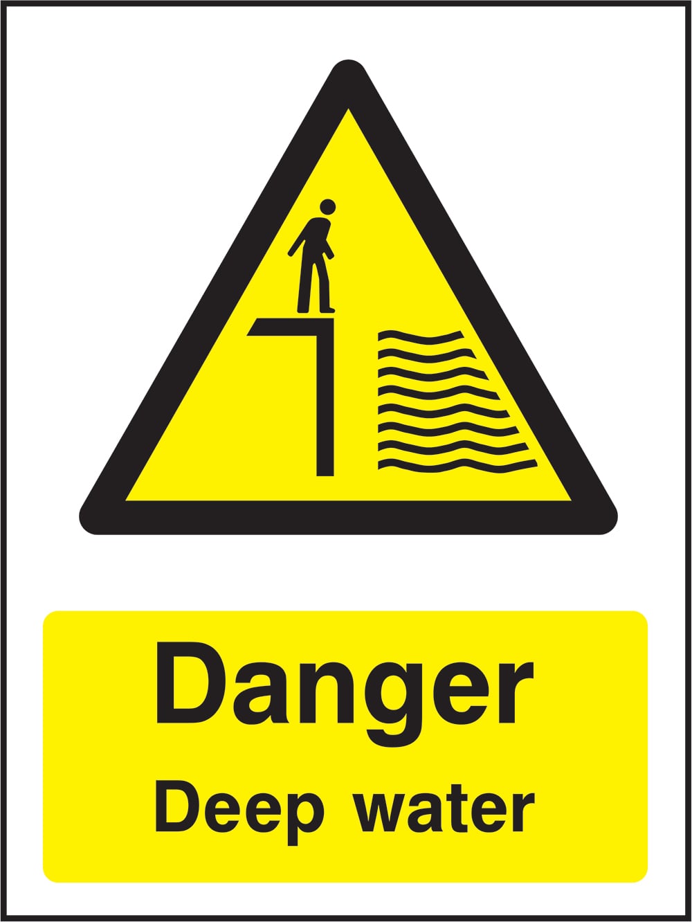 Signage: Danger Deep Water (GENE1_0055)