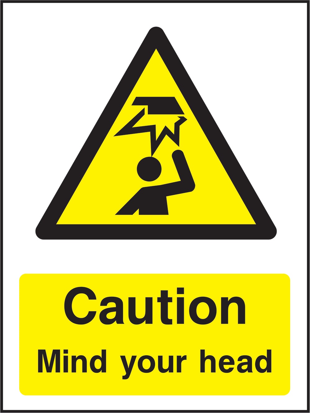 Signage: Caution Mind Your Head (GENE1_0067)