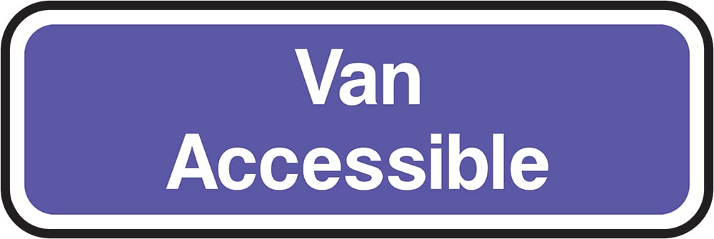 Signage: Van Accessible (DDA0016)