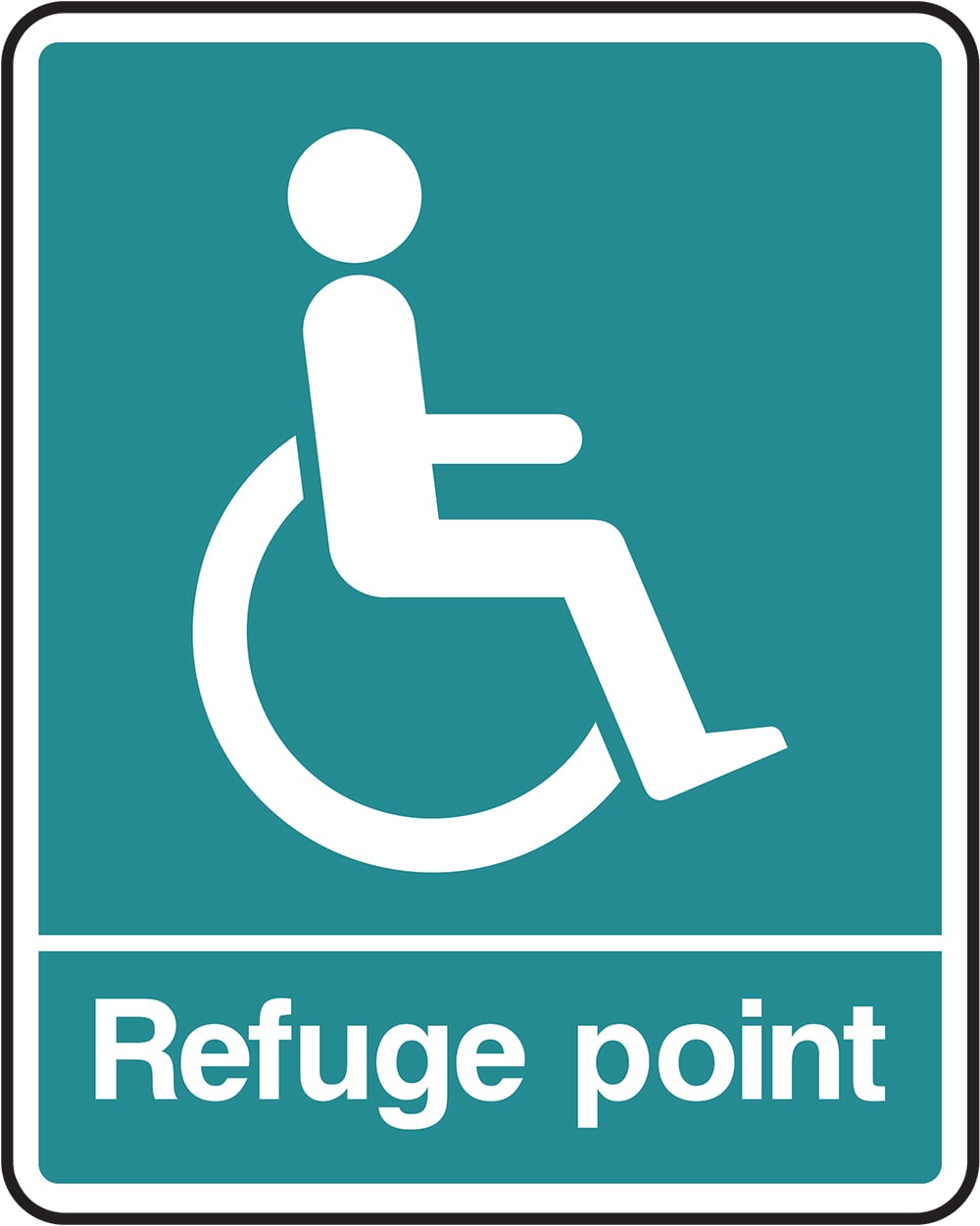 Signage: Refuge Point (DDA0024)