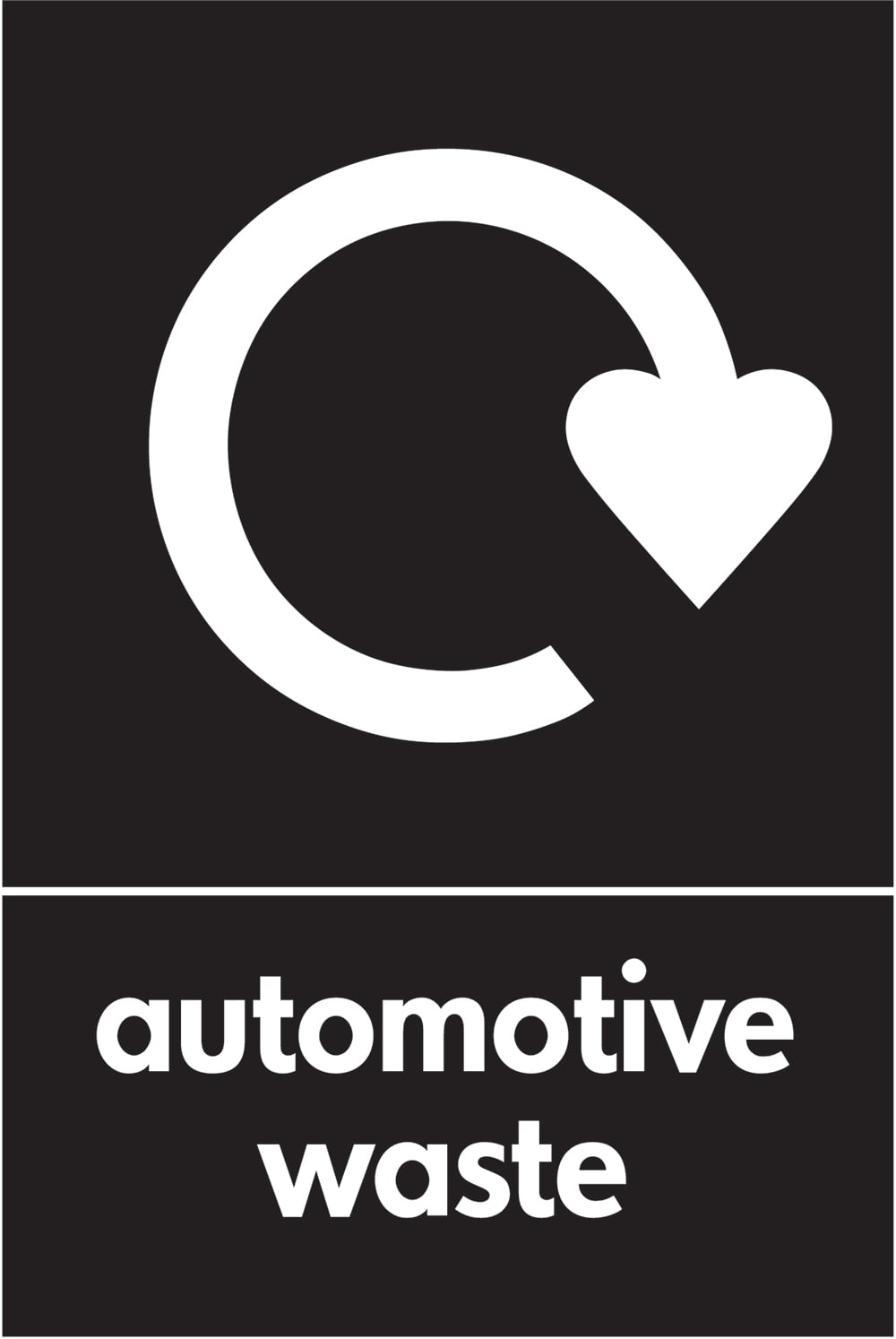 Signage: Automotive Waste (AUTO0011)