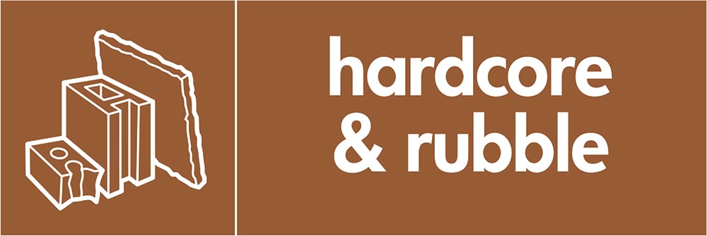 Signage: Hardcore & Rubble (BUIL0008)