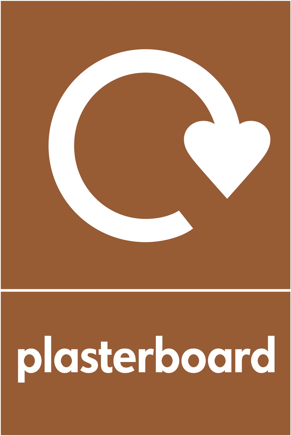 Signage: Plasterboard Recycling (BUIL0023)
