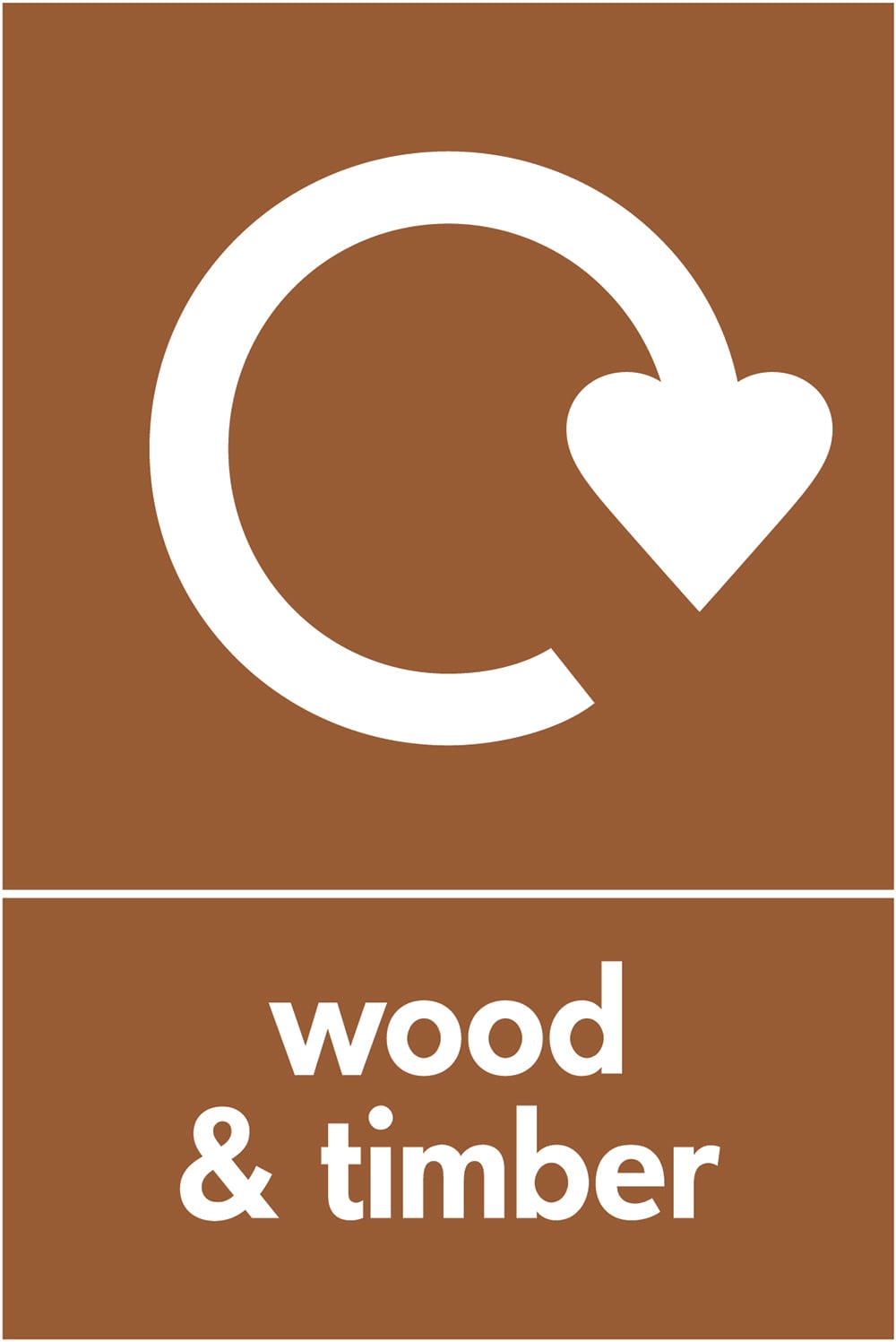 Signage: Wood & Timber Recycling (BUIL0026)