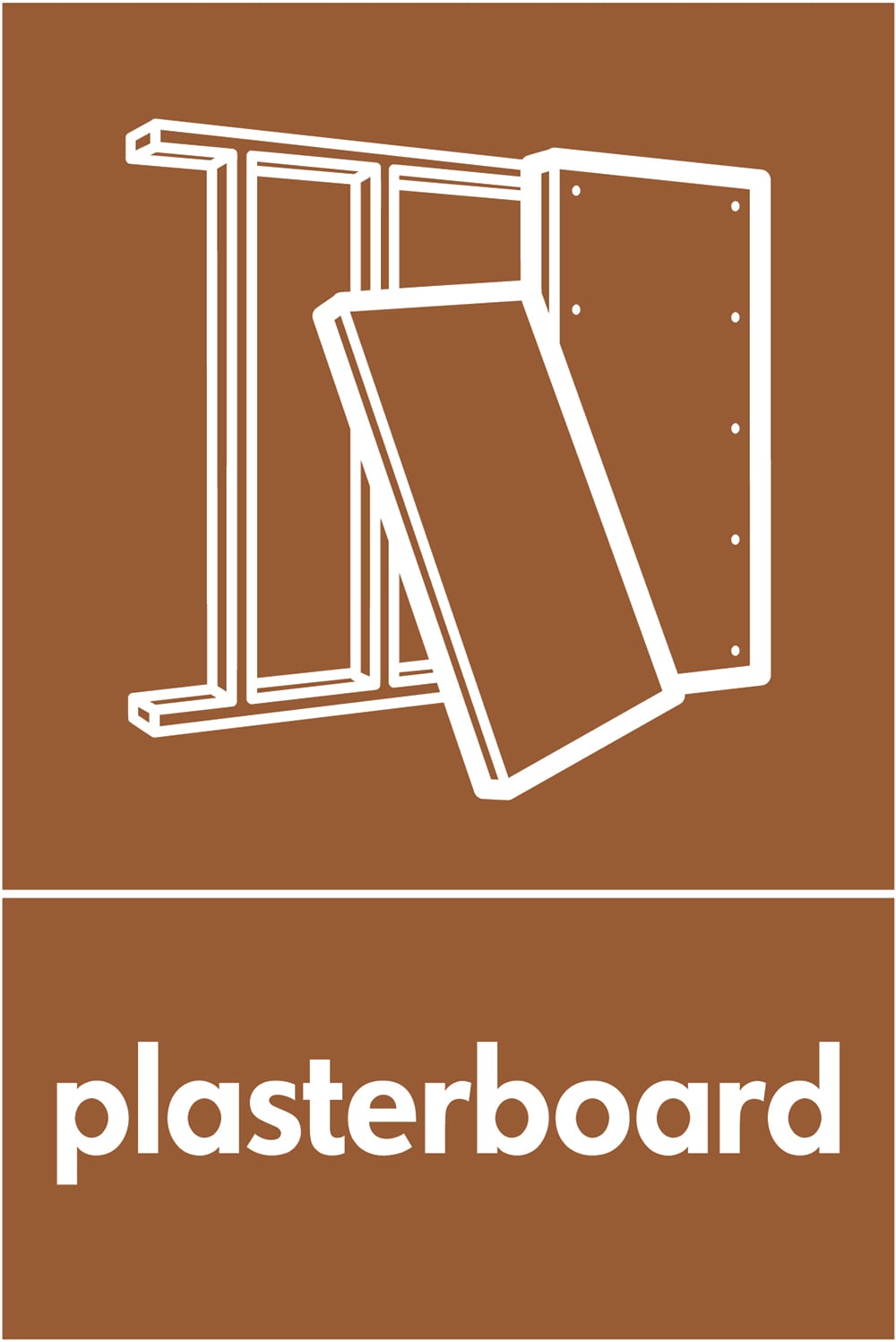 Signage: Plasterboard (BUIL0029)