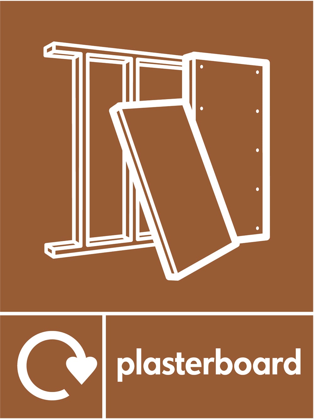 Signage: Plasterboard Recycling (BUIL0036)