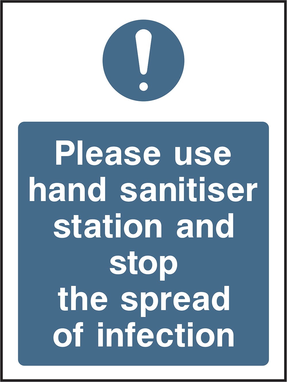 Signage: Use Hand Sanitiser (COVI0052)