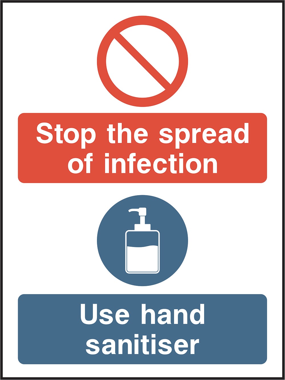 Signage: Use Hand Sanitiser (COVI0063)