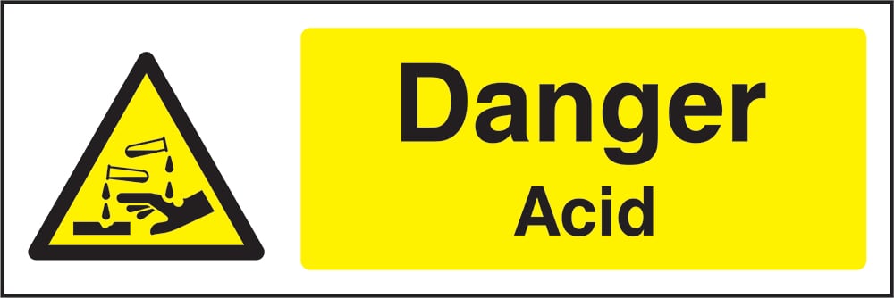 Signage: Danger Acid (CHEM0001)