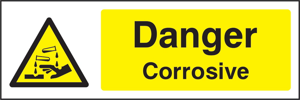 Signage: Danger Corrosive (CHEM0004)