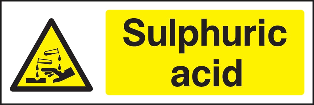 Signage: Sulphuric Acid (CHEM0006)